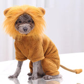 Cute Animal Shape Pet Clothes Cosplay Soft Texture Dogs Hooded Coat Costume Halloween Pets Supplies - INSWEAR